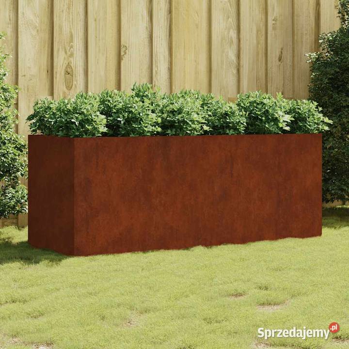 vidaXL Podwyższona donica 200x80x80 stal Pozostałe mazowieckie Warszawa