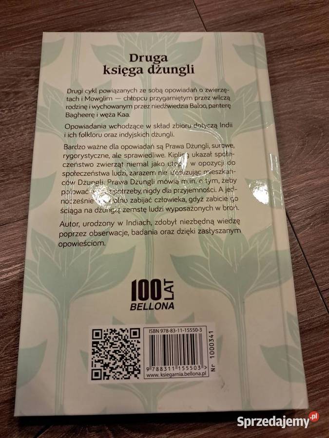 książka druga księga dżungli Rudyard Kipling Sandomierz