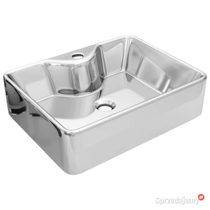 vidaXL Umywalka z otworem na baterię 48x37x135 mazowieckie Warszawa
