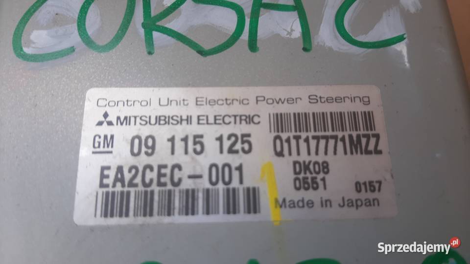 elektryczne wspomaganie opel corsa c combo