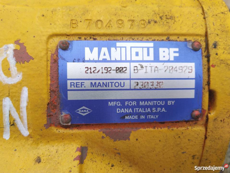 Wkład mostu Manitou BF Dana Spicer 212192002 Kielce