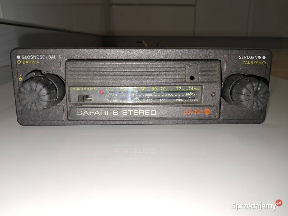 RADIO SAFARI DIORA MONO STEREO SPRAWNE PRL mazowieckie Błonie
