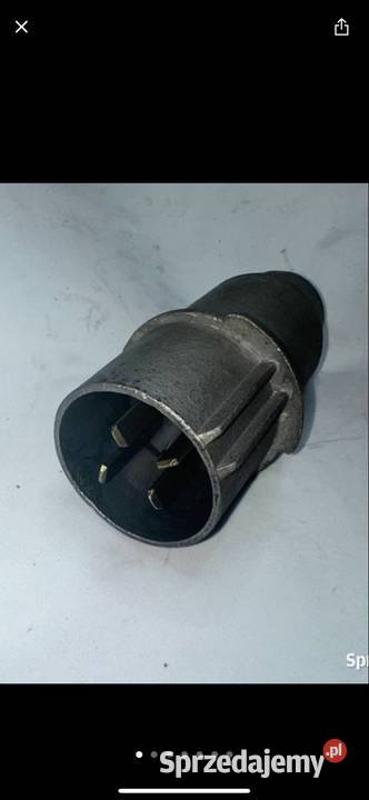 Wtyczka metalowa 32A 500 V płaskie bolce Gliwice