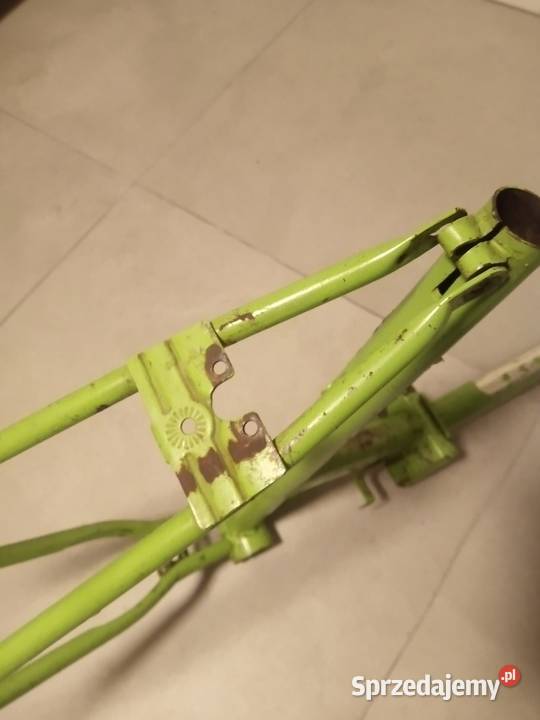 Krzywa rama Romet jubilat 1981 składak prl Lublin