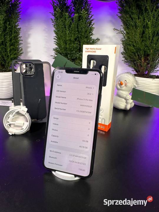 Apple iPhone 11 Pro 64GB Bateria 100 Stan Elektronika Warszawa