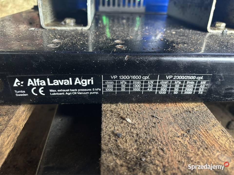 pompa próżniowa alfa laval Jabłonowo Pomorskie