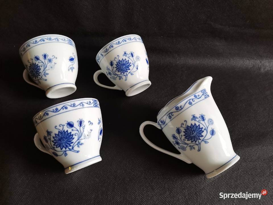 Stare filiżanki i mlecznik serwis Feston Katowice