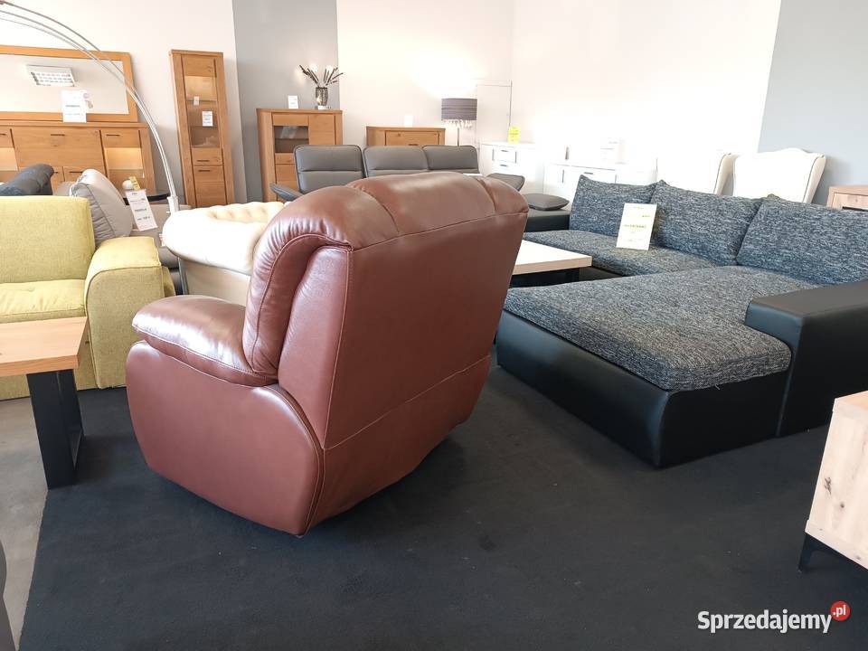 HiT 45 Fotel REGAN Skóra naturalna Bujany Olesno sprzedam