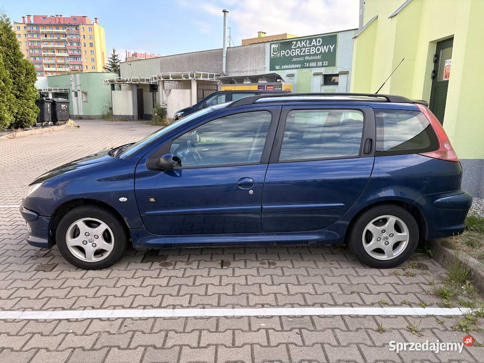 Peugeot 206 SW JBL klima długie opłaty dolnośląskie Wałbrzych