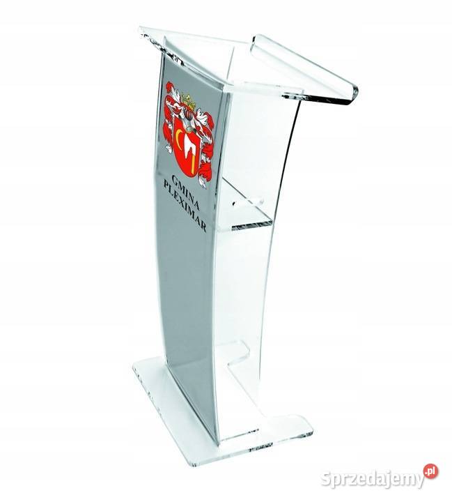 Mównica konferencyjna z plexi ambona z pleksi Z Pozostałe Warszawa