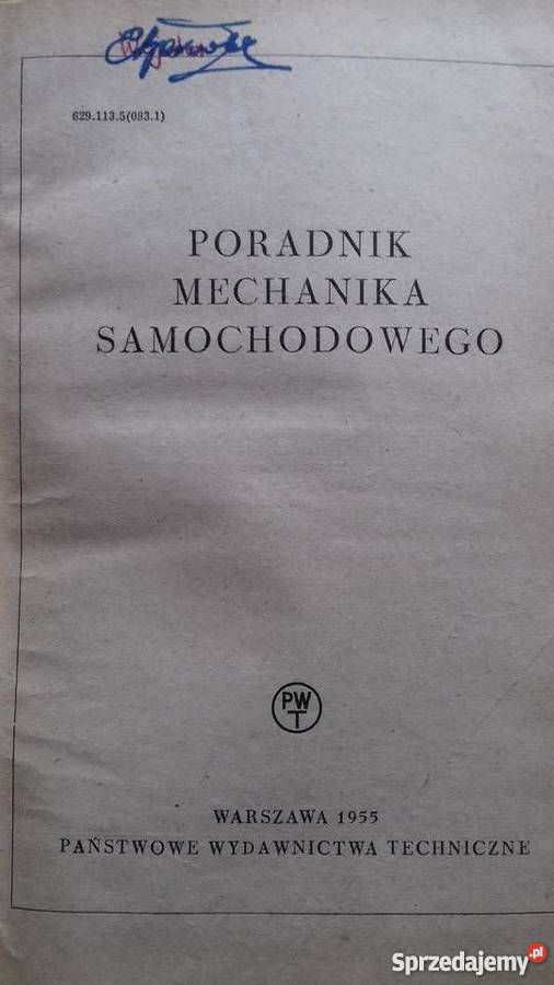 Poradnik Mechanika Samochodowego Pozostałe Małkinia Górna
