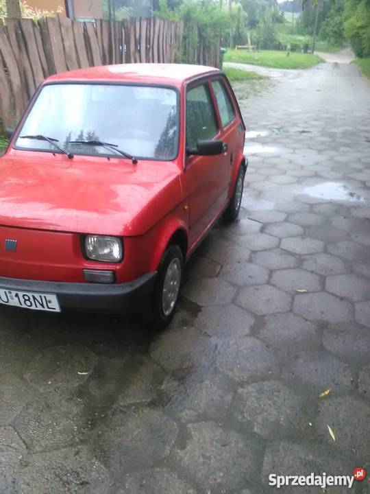 fiat 126p maluch kubelkowe fotele skórzane