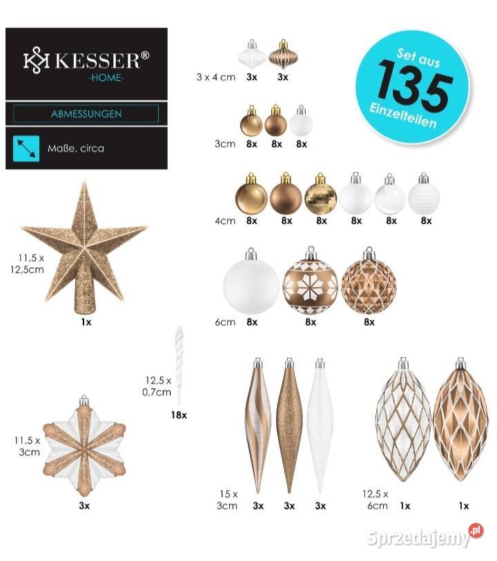 Bombki choinkowe zestaw łódzkie Łódź