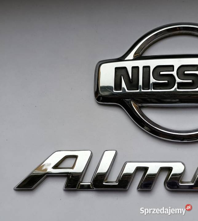 Napis emblemat Nissan Almera 0003r osobowe Lipno sprzedam