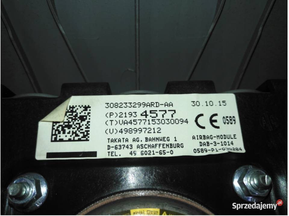 VOLVO FH4 PODUSZKA AIRBAG Kargowa