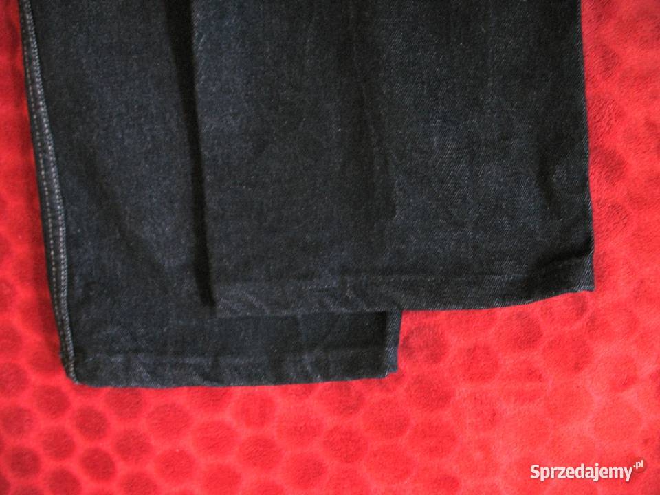 Spodnie czarne jeans męskie W 27 L30 pas 74 Siedlce
