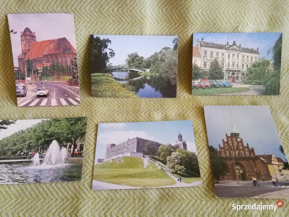 Szczecin Pocztówki Widokówki Zestaw PRL zachodniopomorskie sprzedam