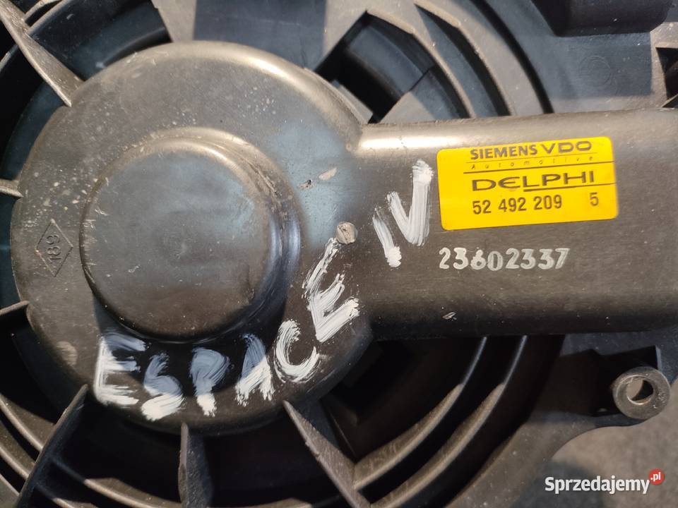 Espace IV dmuchawa wentylator nawiewu