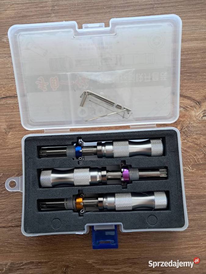 nowy zestaw wytrychów do zamków rurowych Sandomierz sprzedam