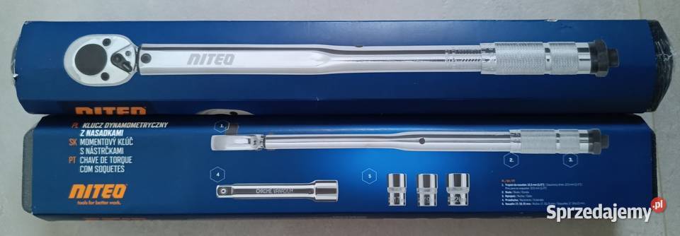 NITEO klucz dynamometryczny 12 z nasadkami do warmińsko-mazurskie Ełk