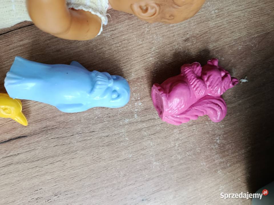 Zestaw zabawki plastykowe celuloza stare lalai Choszczno