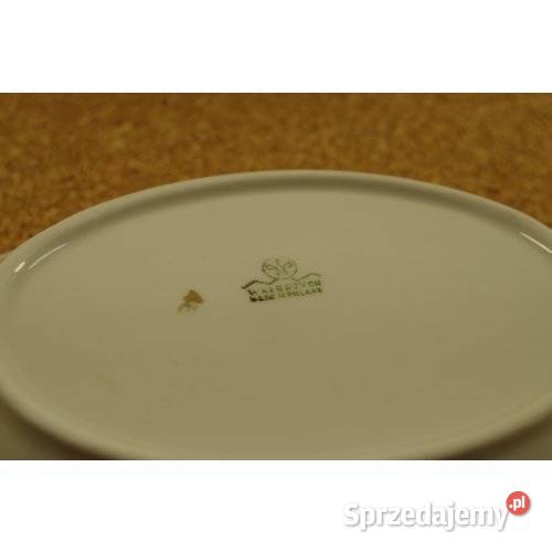 Porcelanowy zestaw serwisowy Wałbrzych półmisek Porcelana i szkło