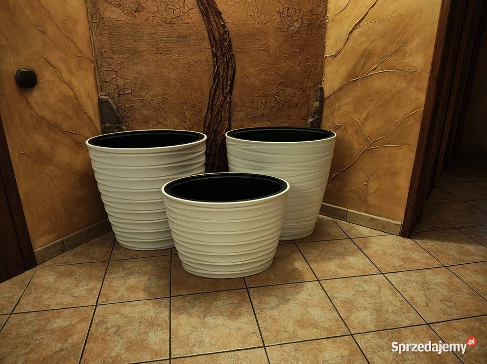 Donice komplet mrozoodporne piękne i praktyczne