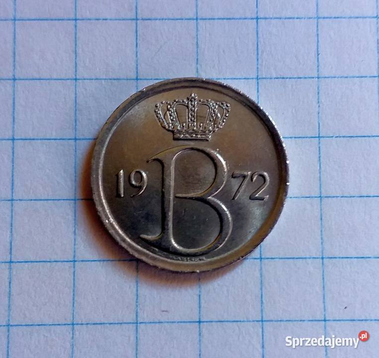 25 CENTYMÓW 1972 BELGIA Piszczac