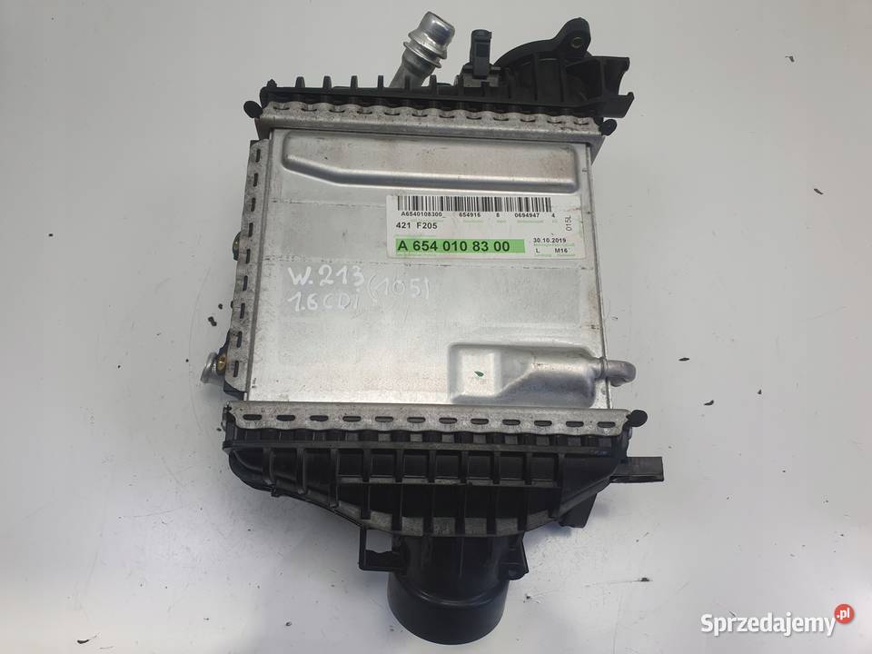 Mercedes W213 E200 16 CDI INTERCOOLER CHŁODNICA Układ chłodzenia Chełm