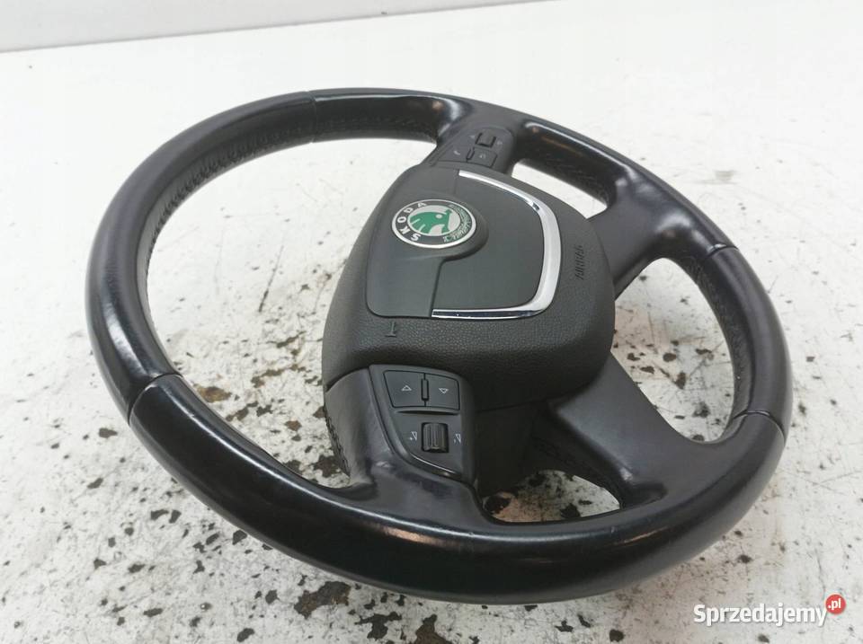 KIEROWNICA SKÓRZANA PODUSZKA Skoda Superb II Kierownice