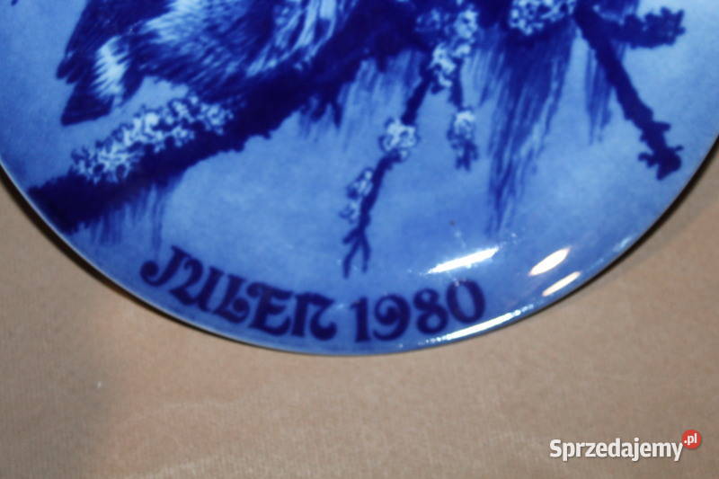 Talerzyk kolekcjonerski z sowami Royal Porcelana i szkło Szczecin