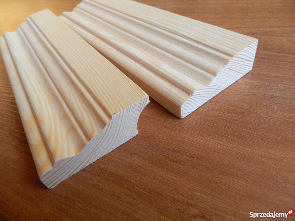 Listwa przypodłogowa drewniana frezowana 20x60mm Narew