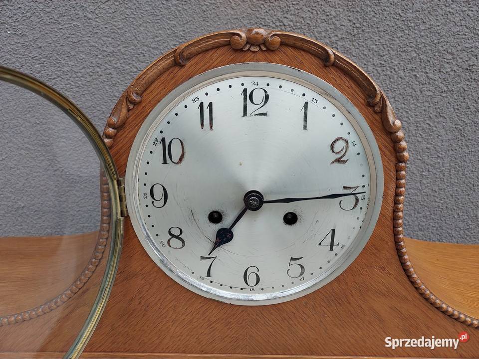 Stary zegar bufetowy duży sprawny kapelusz Tczew