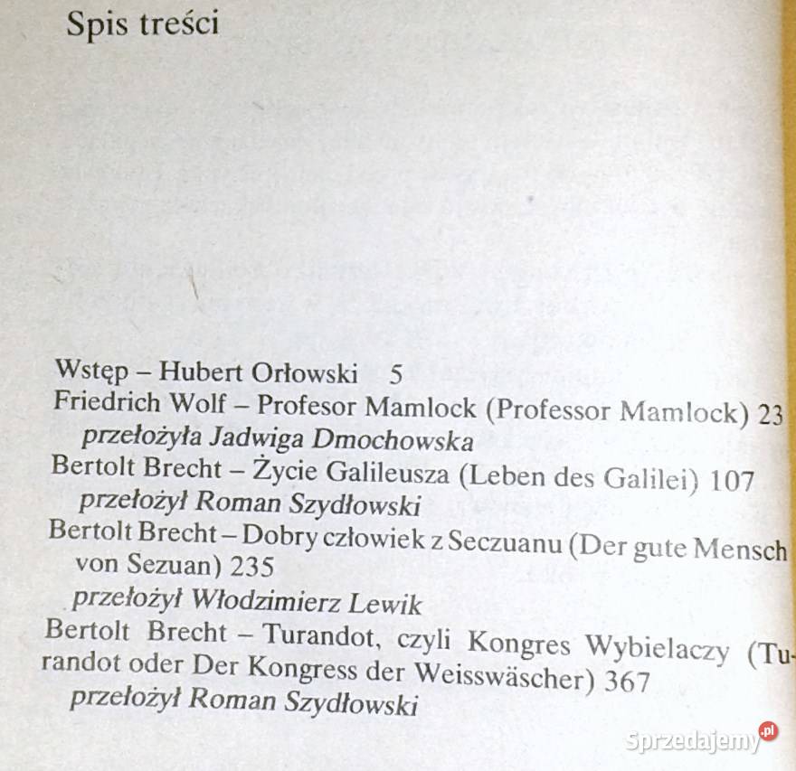 Antologia dramatu NRD Cz 12 H Orłowski Chełm