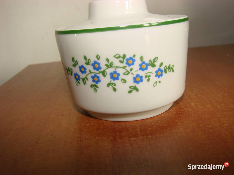 Wojsko Polskie mała cukiernica Lubiana Porcelana i szkło sprzedam