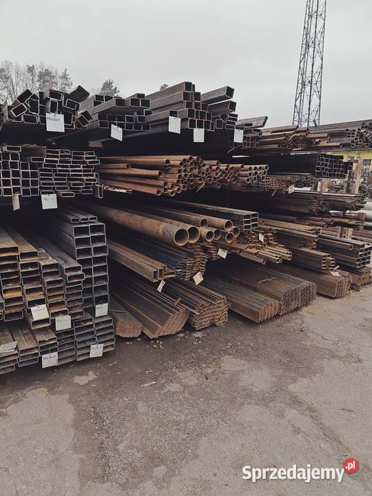 Materiał stalowy profile kątowniki rury Łagów