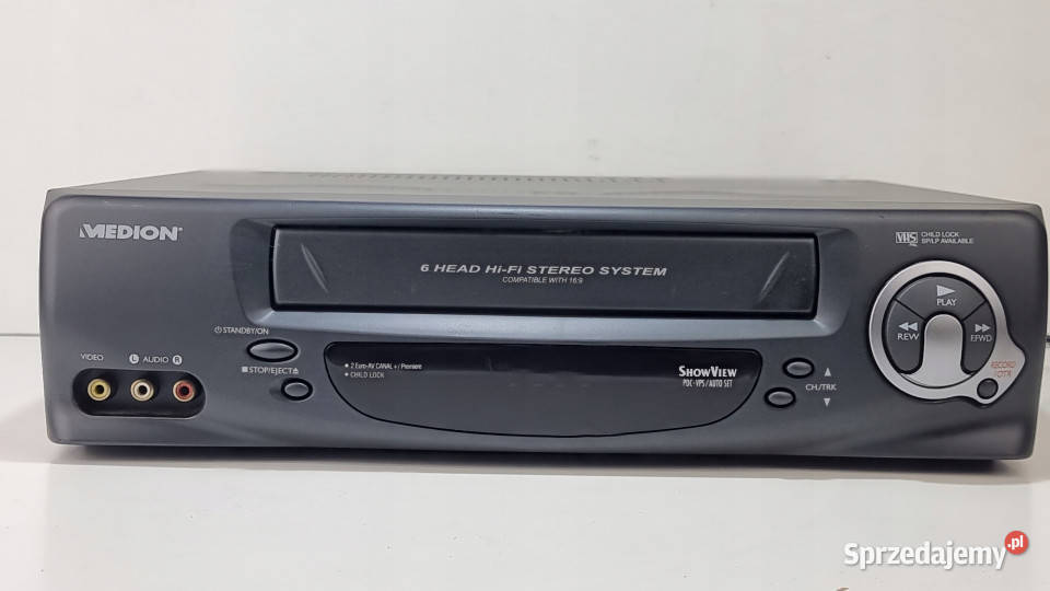 Medion Video VHS 6 głowic MD 2845 MD2845 wielkopolskie Międzychód