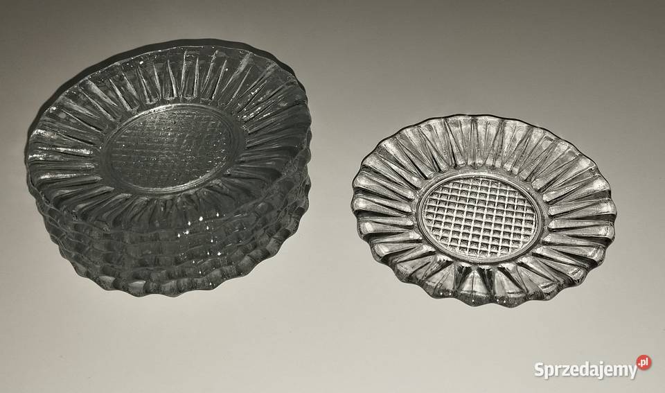 Talerzyki słoneczniki podstawki prl ząbkowice