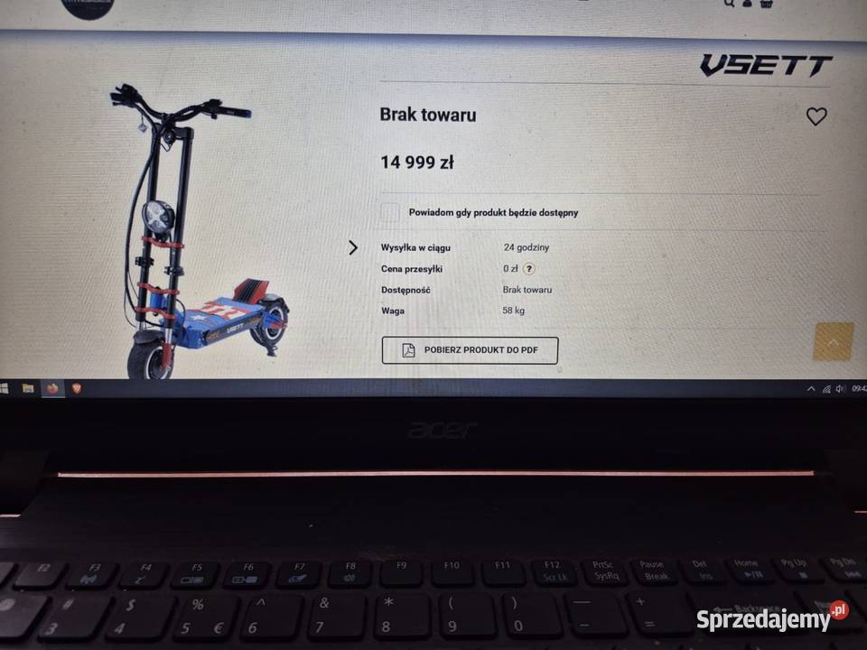 Vsett 11 limited edition śląskie Ruda Śląska sprzedam