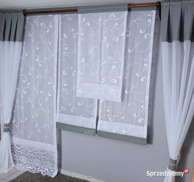 Firany Komplet balkonowy do 350