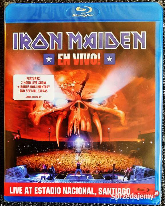 Koncert Blu Ray IRON MAIDEN Live SantiagoChile Katowice