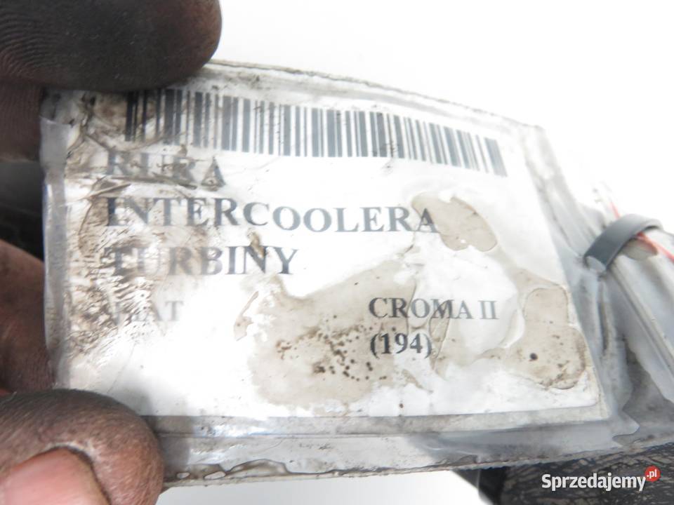RURA INTERCOOLERA FIAT CROMA II 19 D 51739709