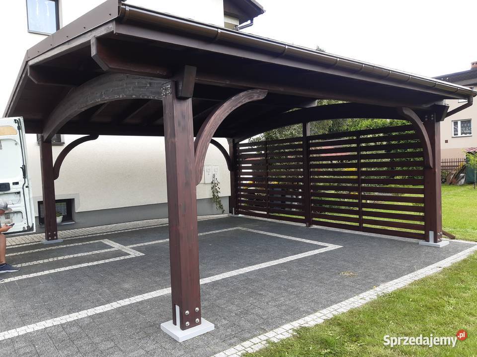 Wiata garażowa ITALIA 6M BSH Architektura ogrodowa małopolskie Łącko sprzedam