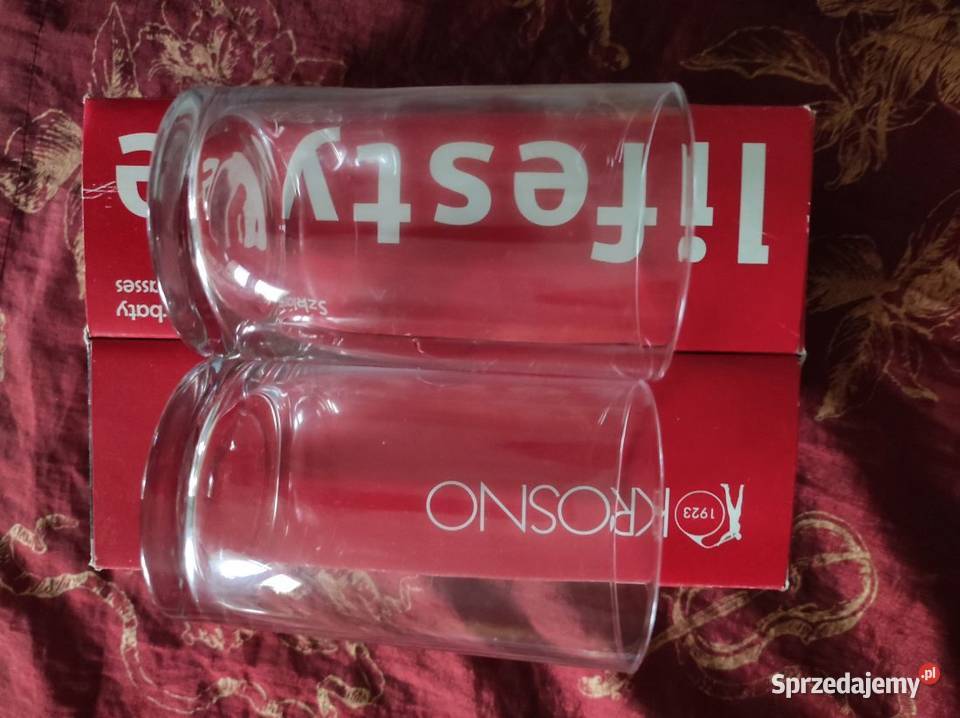 szklanki lifestyle Krosno 6 sztuk do kawy Szklanki i kufle