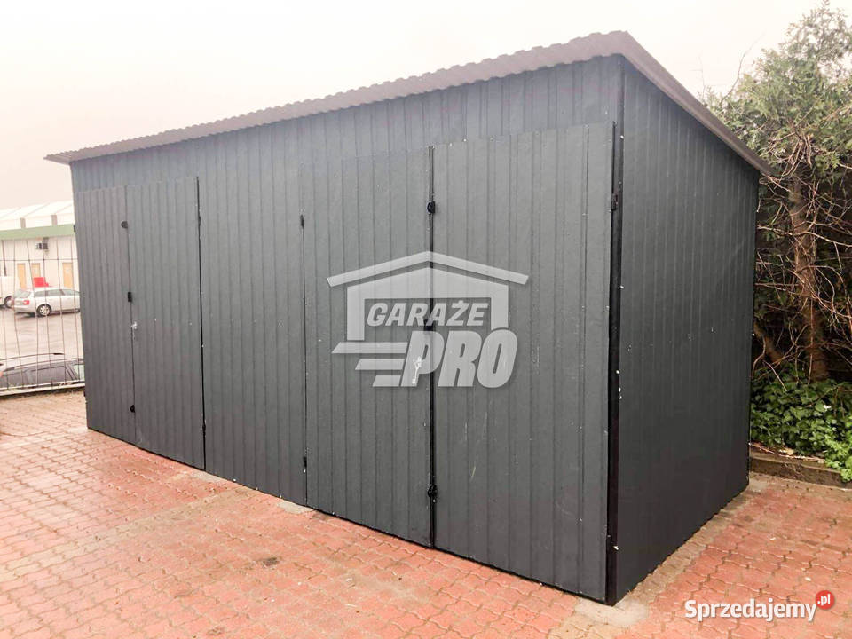Domek odrodowy 5x2 2x brama dwuskrzydłowa Ogród Chełmo