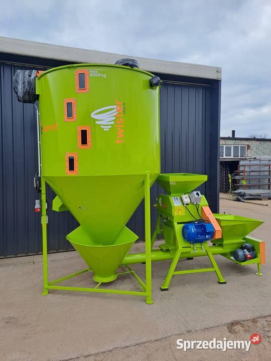 Mieszalnik pasz Twister M015 2000 3kW Zgniatacz nieuszkodzony Poniatowa