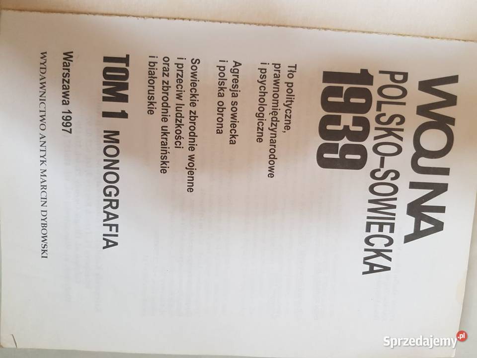 Wojna polskosowiecka 1939 Ryszard Szawłowski tom