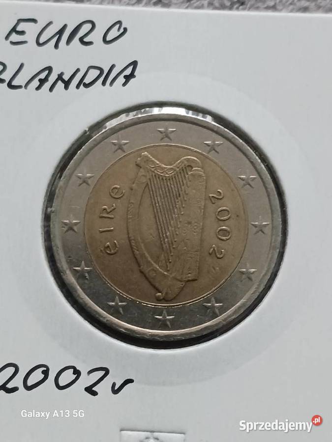 2 Euro Irlandia 2002 r Numizmatyka wielkopolskie