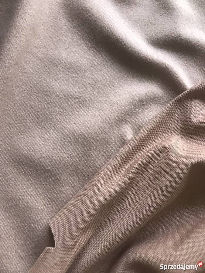 Dzianina meblowa tapicerska beżowa śląskie Sosnowiec sprzedam