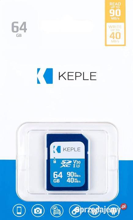 Karta pamięci SD Keple 64GB SDXC Nowa